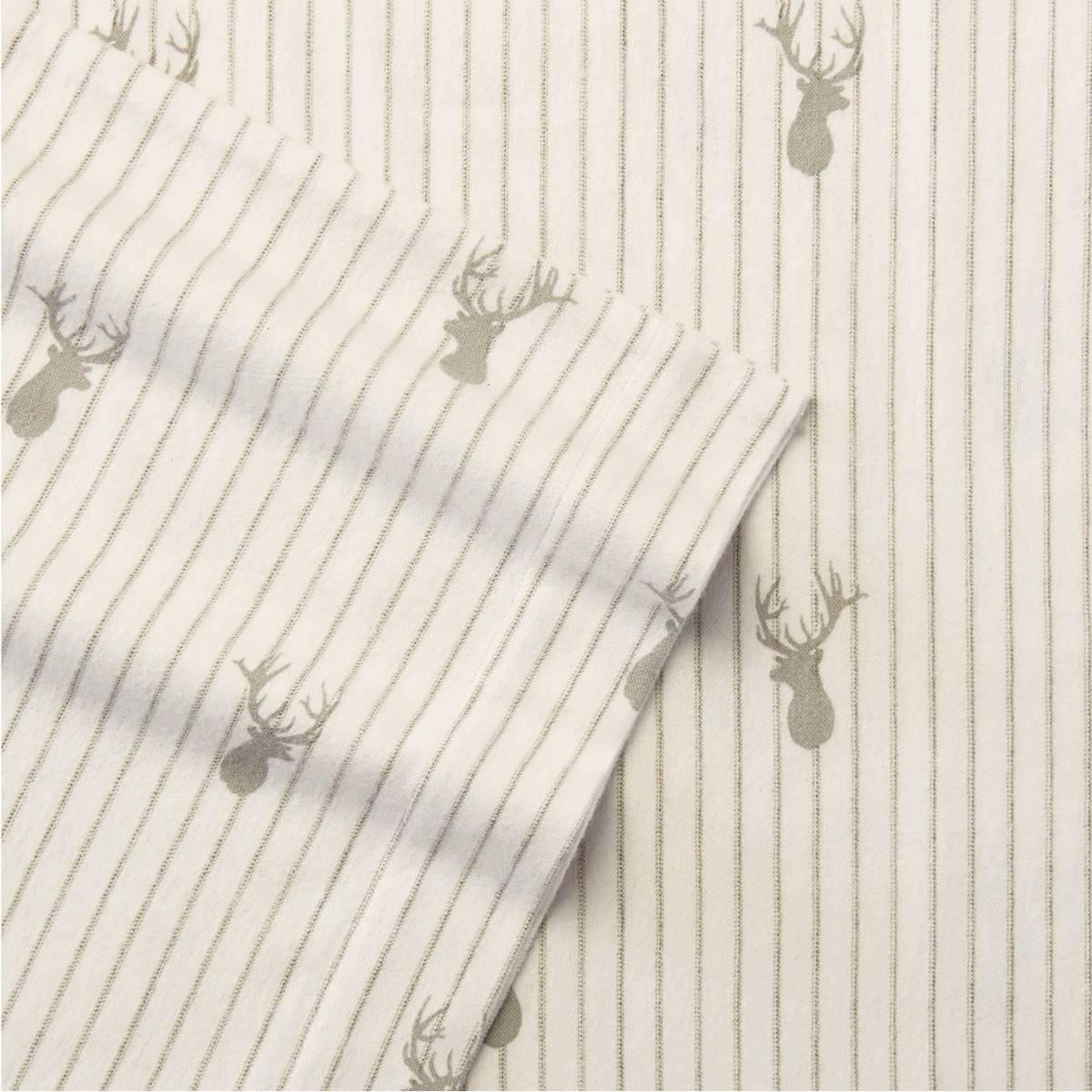 Eddie Bauer Deer Lodge Flannel Sheet Set