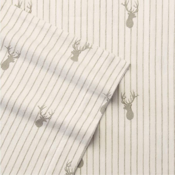 Eddie Bauer Deer Lodge Flannel Sheet Set