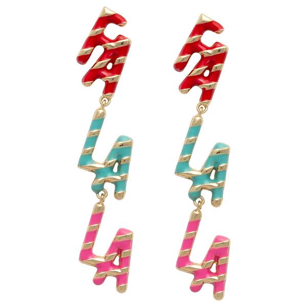 Fa La La Christmas Earrings - image 