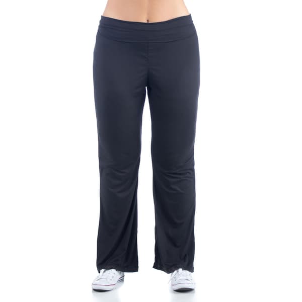 Plus Size 24/7 Comfort Apparel Bell Bottom Sweatpants
