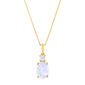 Diamond Classics&#40;tm&#41; 10kt. Yellow Oval Pendant - image 1