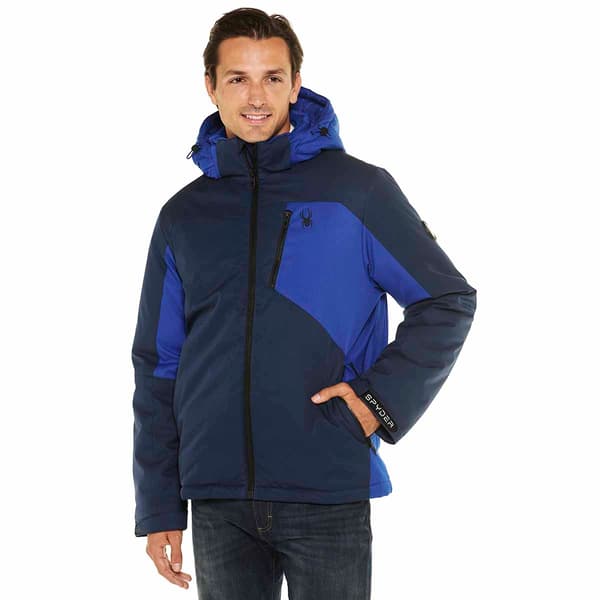 Mens Spyder Midweight Color Block Jacket - image 
