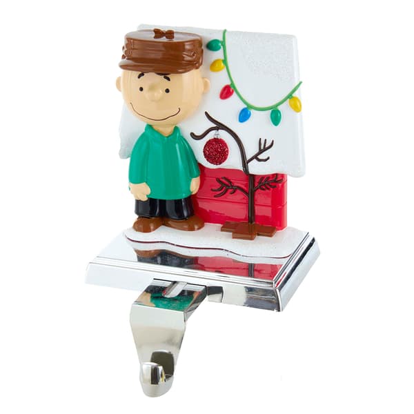 Kurt S. Adler Peanuts Charlie Brown & Doghouse Stocking Holder