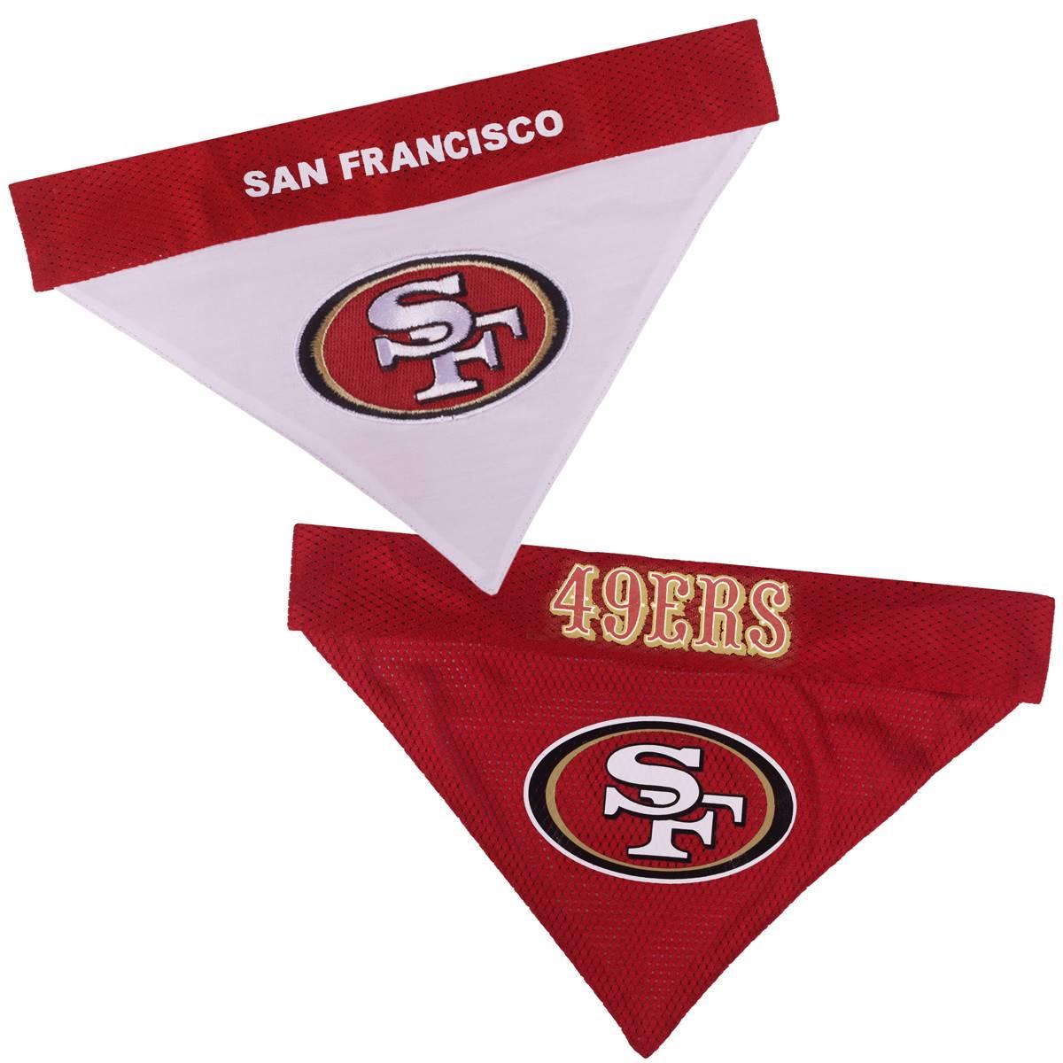 NFL San Francisco 49ers Reversible Pet Bandana