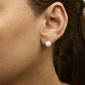 Haus of Brilliance 14kt. White Gold 6-6.5mm Pearl Stud Earrings - image 5