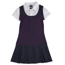 Girls &#40;7-16&#41; Rib Vest Layered Dress