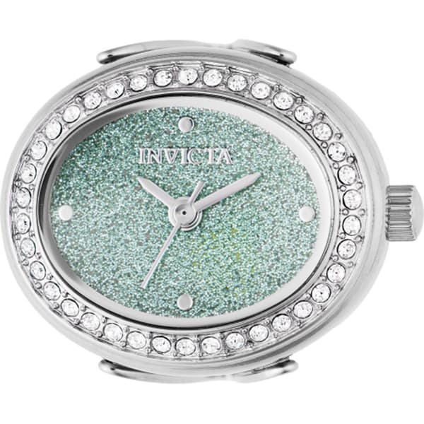 Womens Invicta Green Dial Mini Ring Watch - 49597 - image 