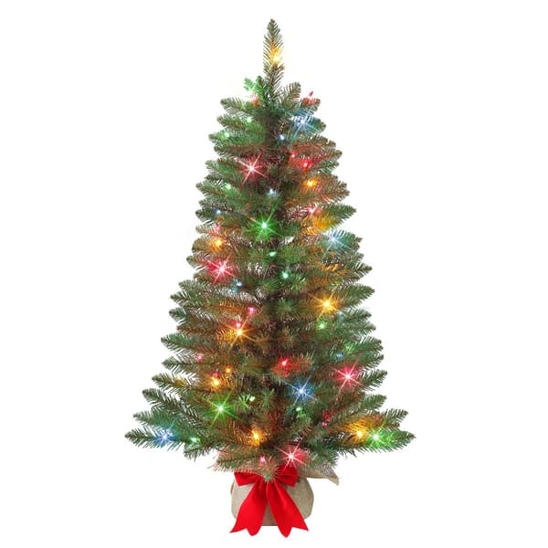 Puleo International 3ft. Pre-Lit Artificial Christmas Fir Tree - image 