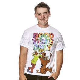 Young Mens Scooby-Doo!(tm) Good Vibes Short Sleeve Graphic Tee