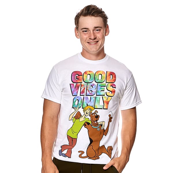 Young Mens Scooby-Doo!(tm) Good Vibes Short Sleeve Graphic Tee