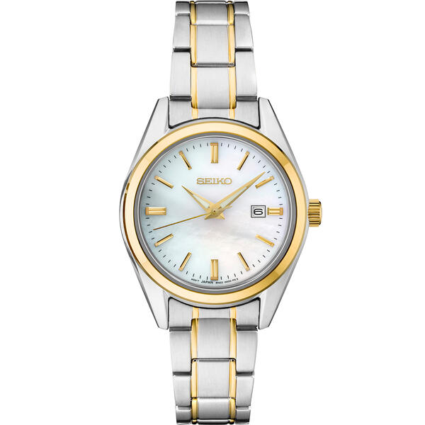 Womens Seiko Essentials Two-Tone Stainless Steel Watch - SUR636 - image 