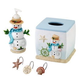 Avanti Coastal Snowman Bathroom Collection