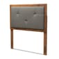 Baxton Studio Abner Modern Fabric & Wood Twin Size Headboard - image 1
