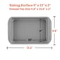 Farberware&#174; 9x13 Non-Stick Bakeware Rectangular Cake Pan - image 2