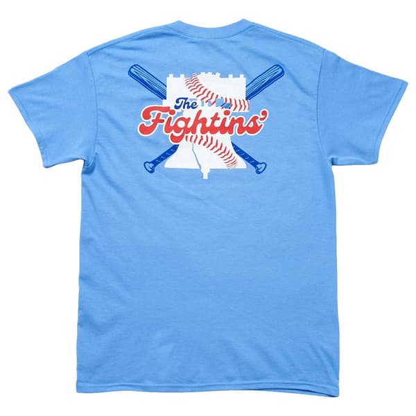 Mens Philadelphia Phillies Cross Bats &amp; Liberty Bell Back Tee