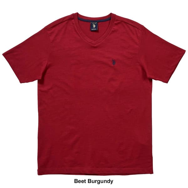 Mens U.S. Polo Assn.® V-Neck Solid Tee