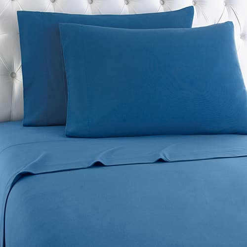 Micro Flannel&#40;R&#41; Smokey Mt. Blue Sheet Set - image 