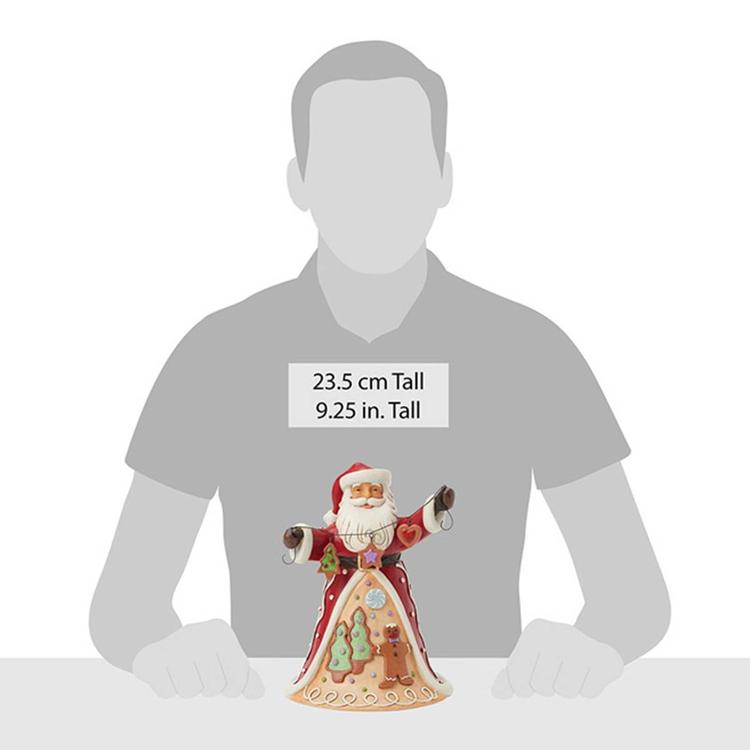 Jim Shore Gingerbread Santa Garland Christmas Figurine