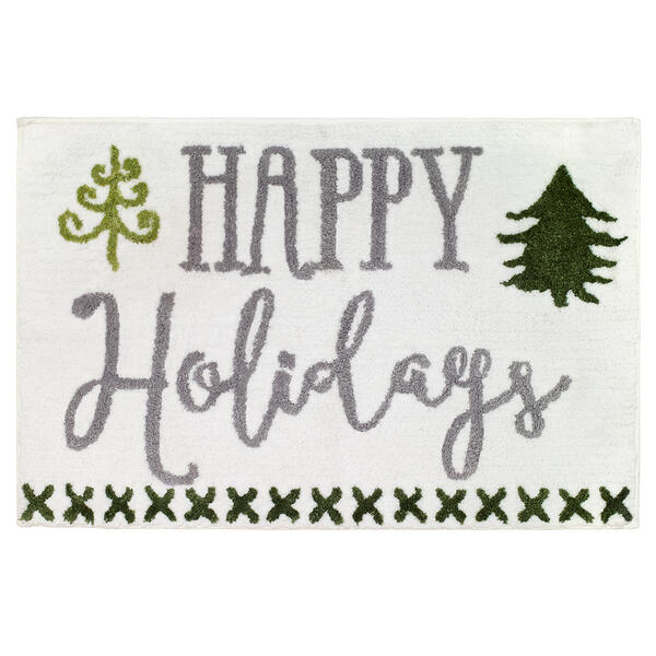 Avanti Christmas Tree Bath Rug - image 