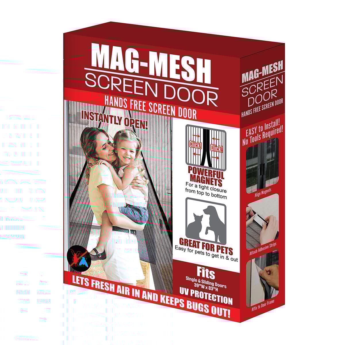 As Seen On TV Mag-Mesh Hands-Free Screen Door