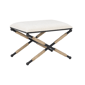 Linon Home Decor Ashburn Campaign Accent Ottoman - image 1