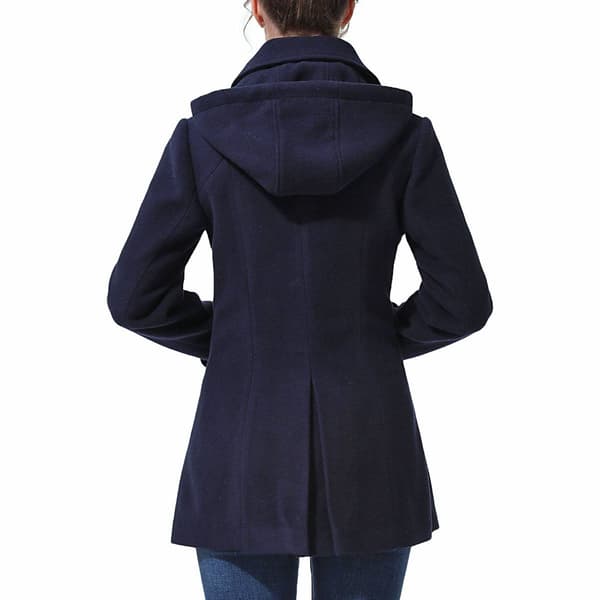 Womens BGSD Hooded Wool Peacoat