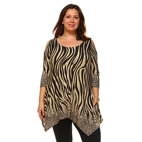 Plus Size White Mark Antonia Tunic