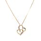Marsala Diamond Accent Heart Pendant Necklace - image 1