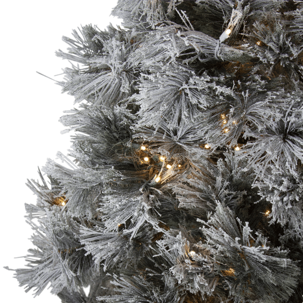 Northlight 7.5ft. Pre-Lit Full Black Spruce Christmas Tree