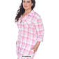 Plus Size White Mark Piper Plaid Tunic Shirtdress - image 6
