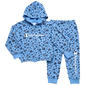 Girls (4-6x) Champion® Leopard Hoodie & Jogger Set - image 2