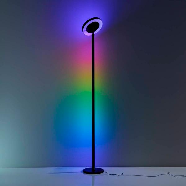 Simplee Adesso Luther RGB Color Changing Torchiere