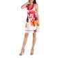 Womens 24/7 Comfort Apparel Floral A-Line Halter Dress - image 2