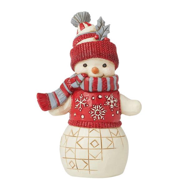 Jim Shore Heartwood Creek Nordic Noel Snowman Christmas Figure - image 