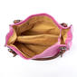 DS Fashion NY Double Handle Satchel - Pink/Cognac - image 3