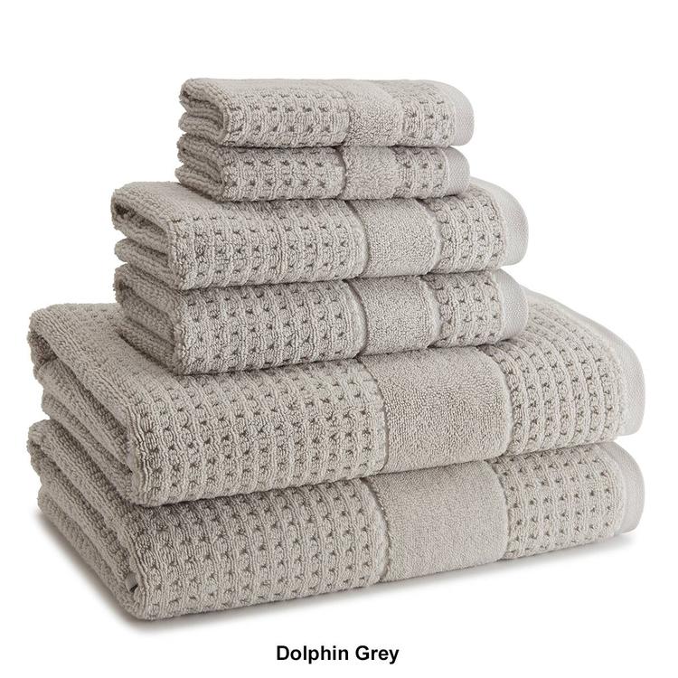 Cassadecor Checkered 6pc. Towel Set Collection