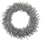 Northlight 36in. Pre-Lit Silver Tinsel Christmas Wreath - image 2