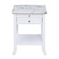 Convenience Concepts American Heritage Marble End Table - White - image 4