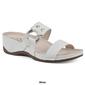Womens Cliffs by White Mountain Colletta Double Strap Sandal - image 8
