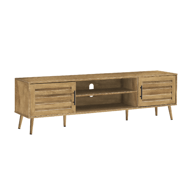Monarch Specialties Transitional 72in. Two Door TV Stand