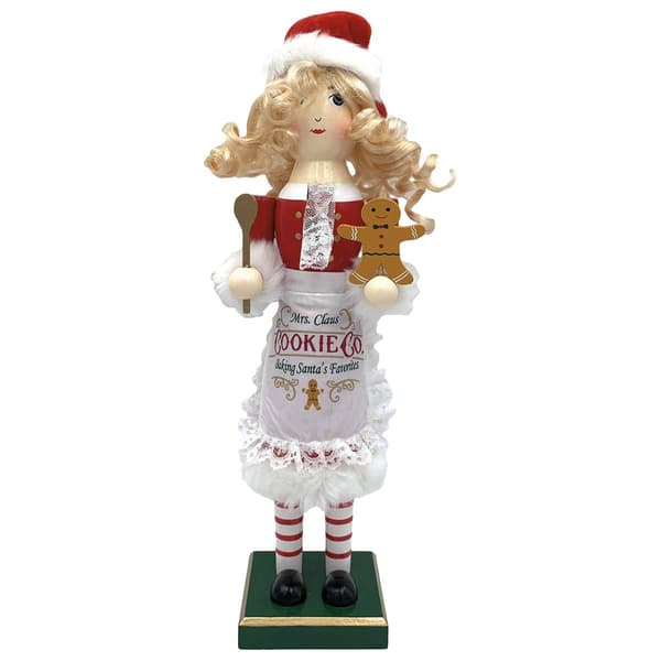 Santa''s Workshop 14in. Mrs. Claus Nutcracker - image 