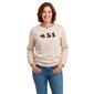 Petite Hasting & Smith Black Cat Trio Fleece Sweatshirt - image 1