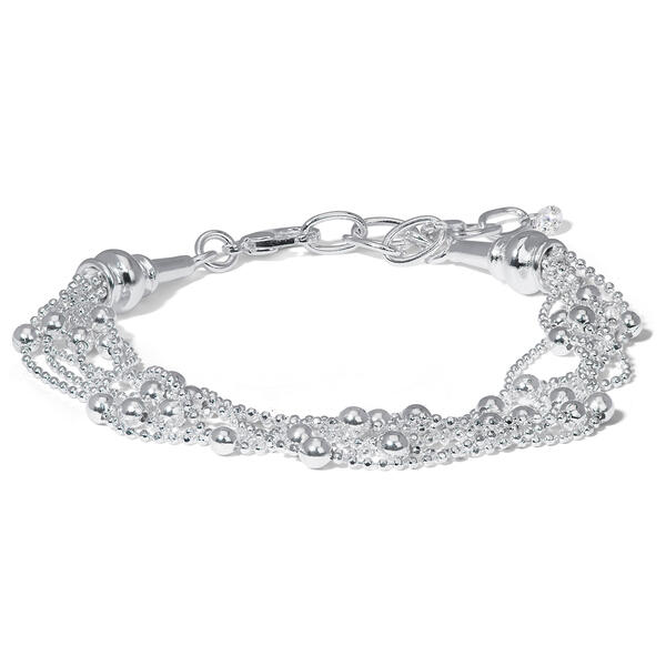 Multiple Bead Chain Line Bracelet - image 