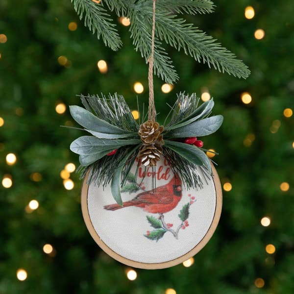 Northlight Seasonal 5.25in. Joy to the World Cardinal Ornament