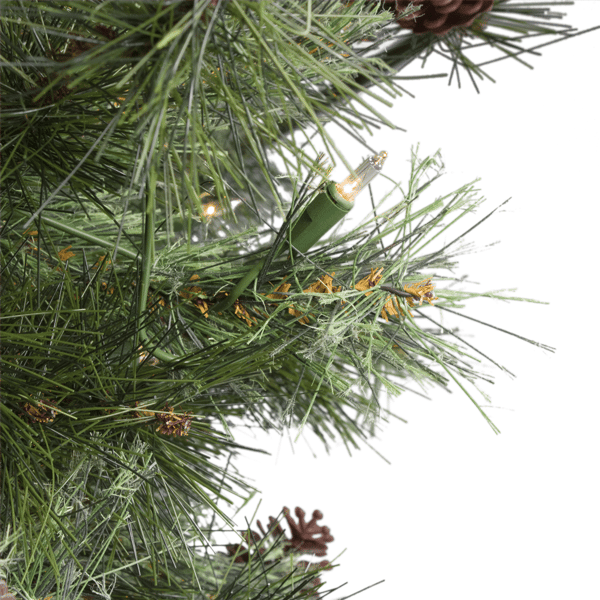 Northlight 3ft. Pre-Lit Country Mixed Pine Wall Christmas Tree