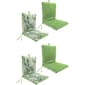 Jordan Knife Edge Chair Cushion - Tory Palm/Tahiti Breeze - image 1
