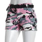 Juniors Almost Famous(tm) Belted Camo Utility Shorts - image 1