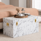 Baxton Studio Brenta Storage Trunk with Lift-Top Lid - image 8