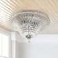 Lalia Home Blossom 2 Light Glass Ceiling Flush Mount Fixture - image 3