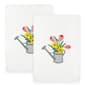 Linum Home Textiles 2pc. Spring Watering Can Cotton Hand Towels - image 1